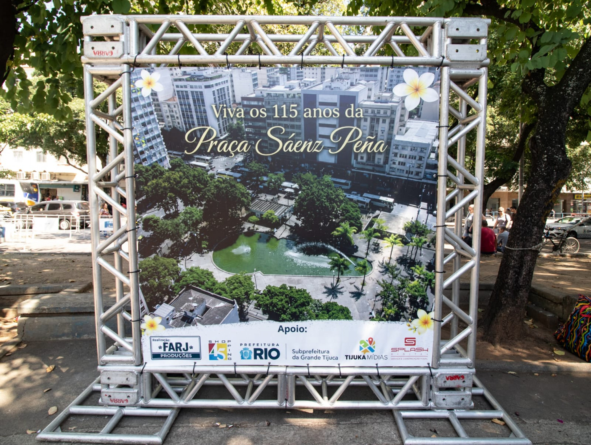 Praça Saens Peña completa 115 anos - Érica Martin / Agência O Dia