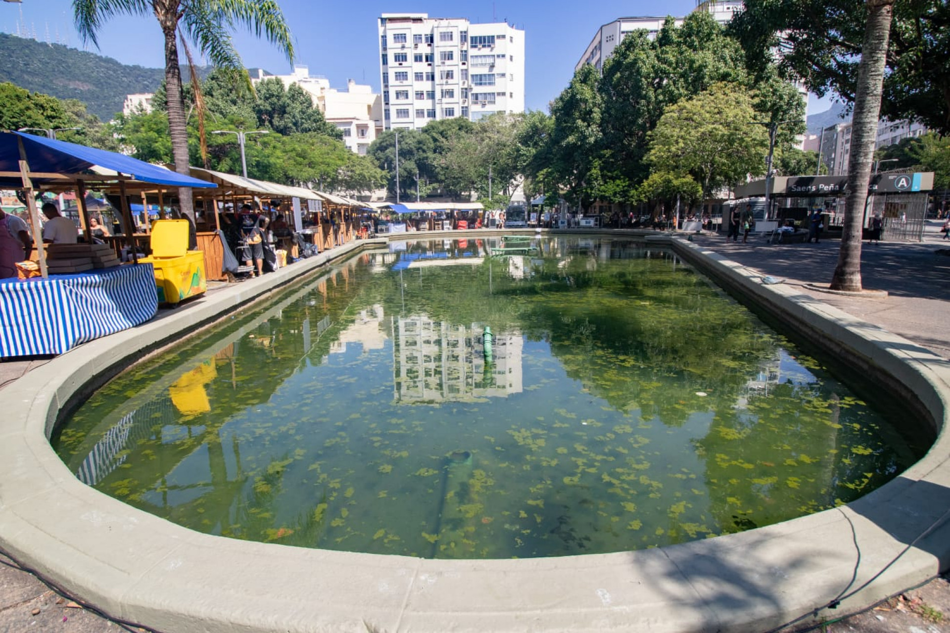 Praça Saens Peña completa 115 anos - Érica Martin / Agência O Dia