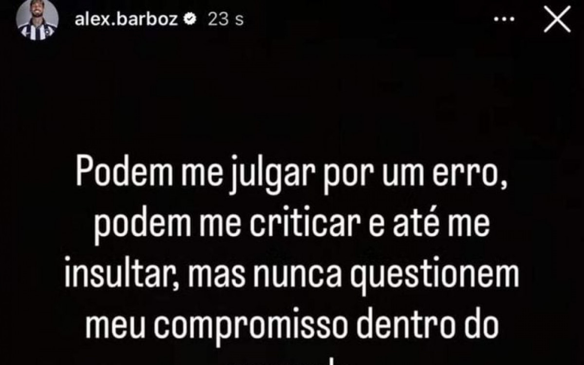 Pr&oacute;ximo de deixar o Botafogo, Barboza rebate cr&iacute;ticas: “Nunca questionem meu compromisso”