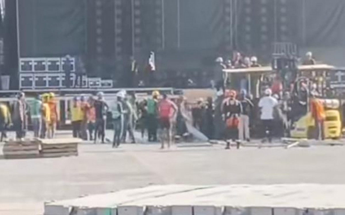 Operário foi socorrido, mas não resistiu aos ferimentos