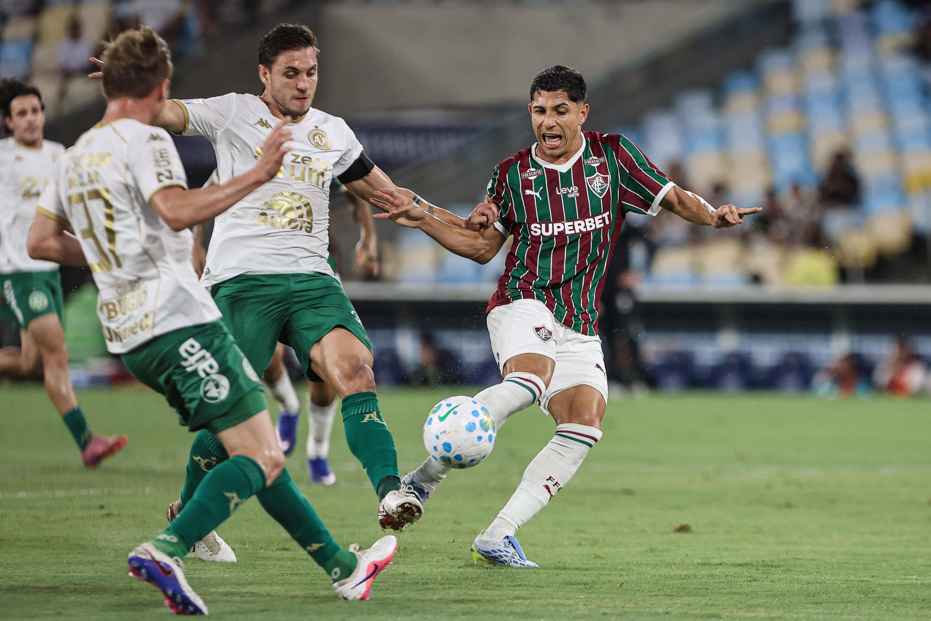 Fluminense e Chape se enfrentaram no Maracan&atilde; - Lucas Mer&ccedil;on/Fluminense