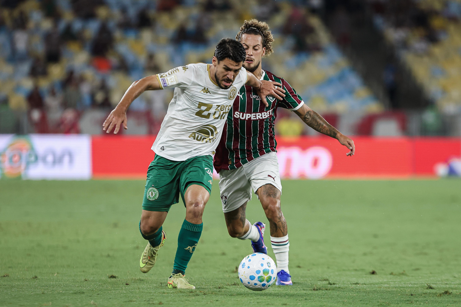 Fluminense e Chape se enfrentaram no Maracan&atilde; - Lucas Mer&ccedil;on/Fluminense