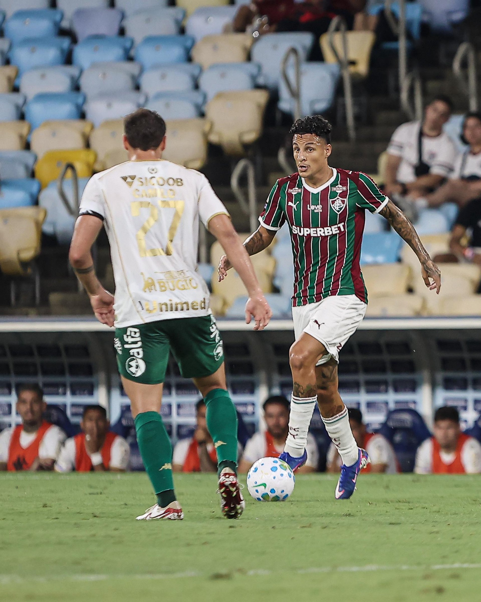 Fluminense e Chape se enfrentaram no Maracan&atilde; - Lucas Mer&ccedil;on/Fluminense
