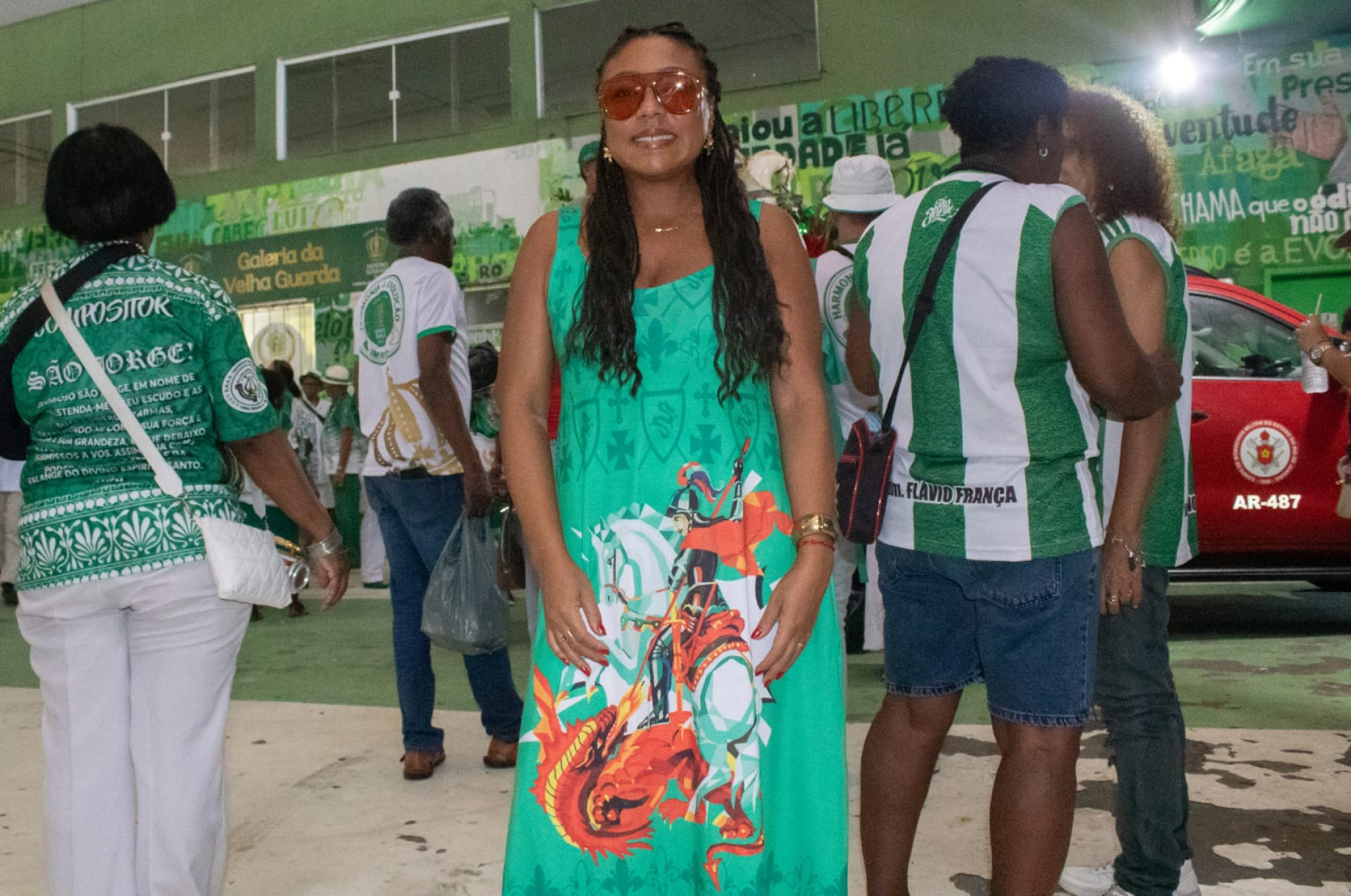 Cintia Aleixo frequentou a passeata pela primeira vez - Érica Martin/Agência O DIA