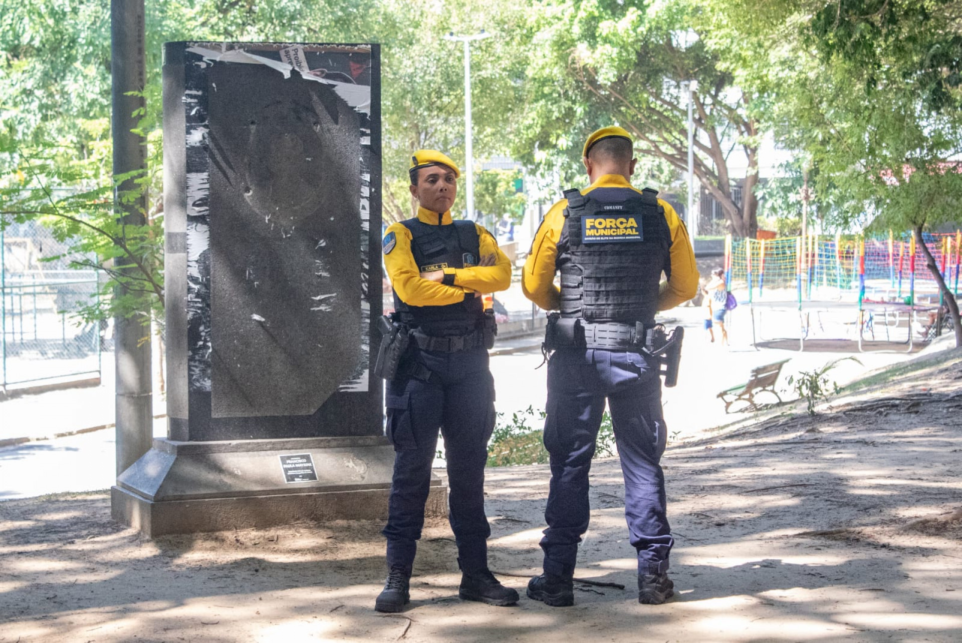 Força Municipal iniciou o patrulhamento na região da Tijuca - Érica Martin / Agência O Dia