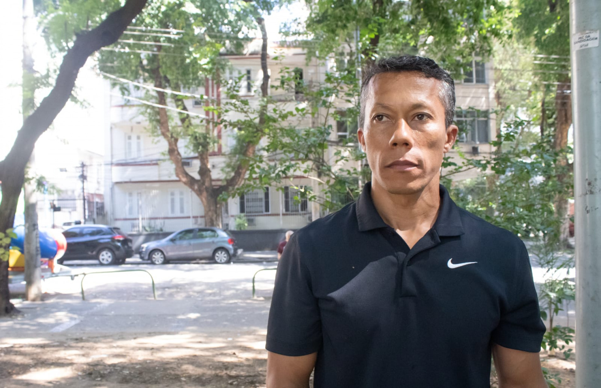 Alexsandro Silva destaca a alta incidência de roubos e furtos na Tijuca - Érica Martin / Agência O Dia