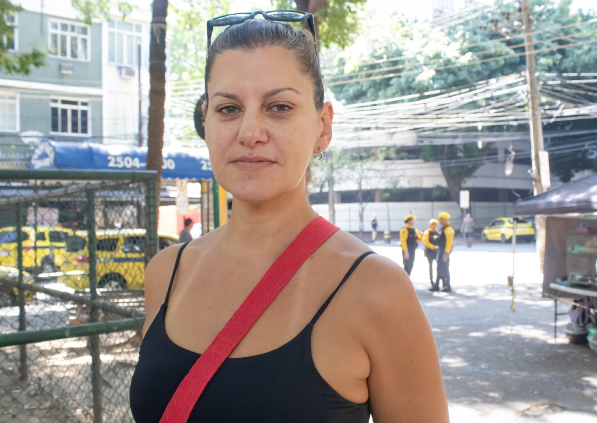 Priscila Guedes comemorou o início da atuação da Força Municipal - Érica Martin / Agência O Dia