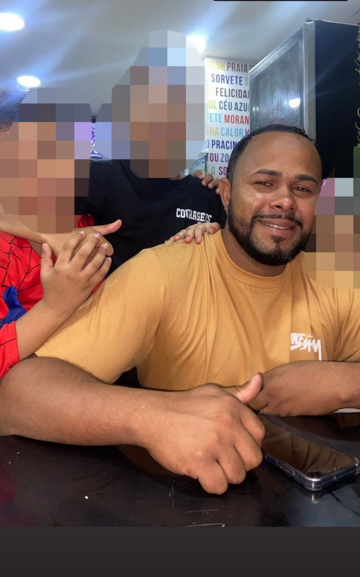 Gabriel de Jesus, 28 anos, deixa tr&ecirc;s filhos pequenos - Arquivo Pessoal