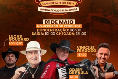 Trabalhadores terão o dia celebrado com cavalgada e shows em Itaperuna