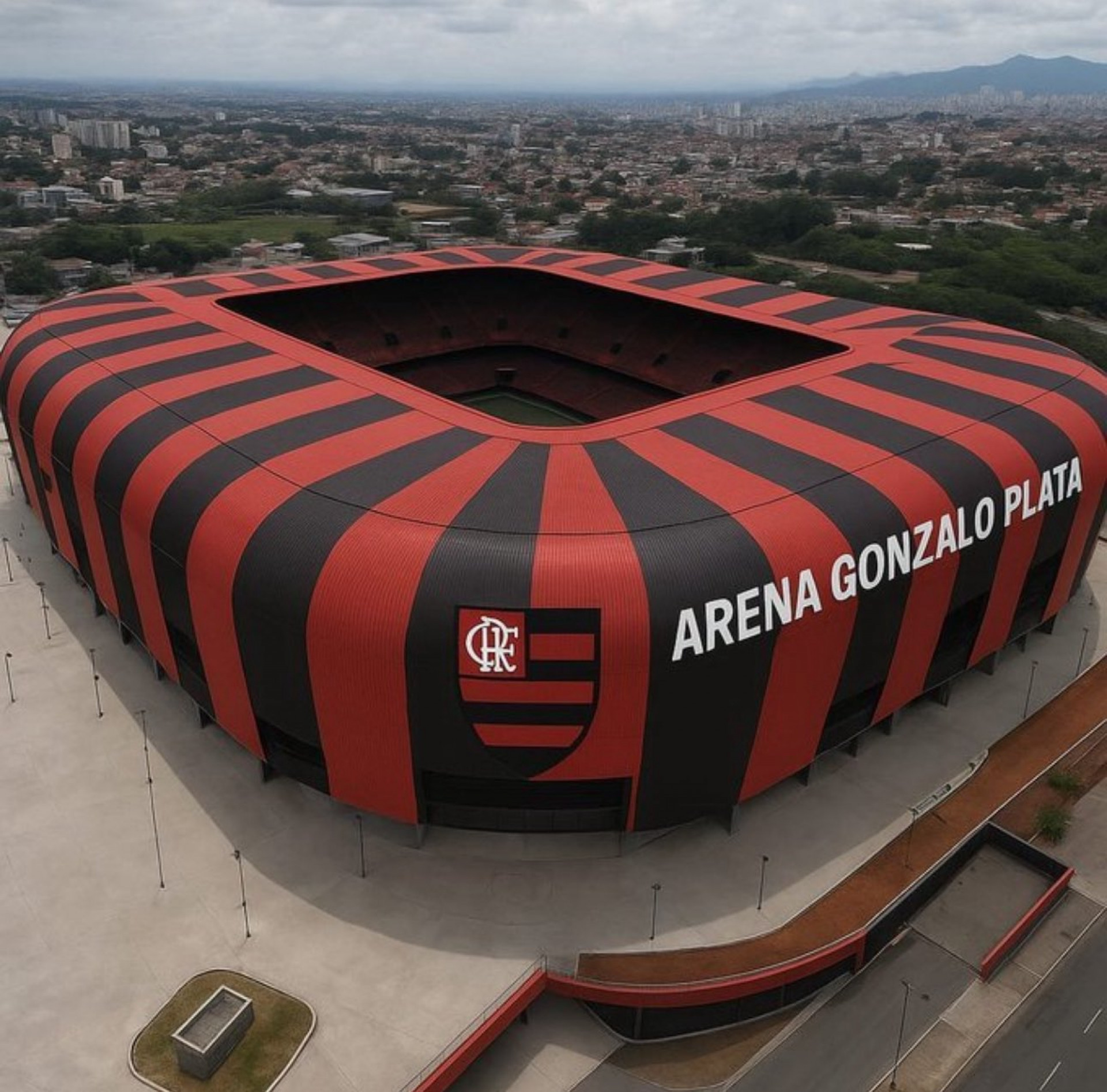 Plata tem dois gols na Arena MRV e torcedores fizeram montagem com intelig&ecirc;ncia artificial - Reprodu&ccedil;&atilde;o / X