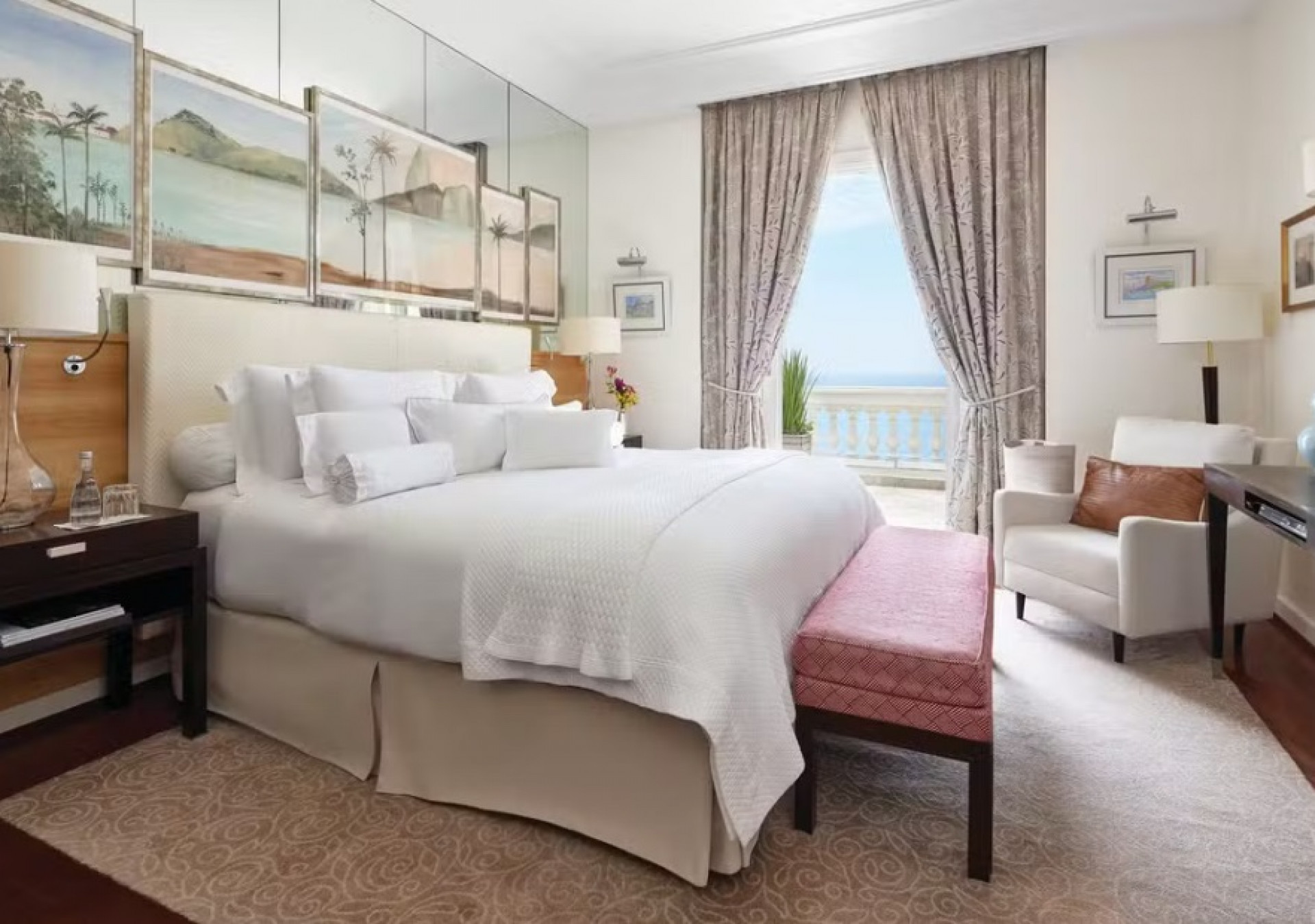 Shakira deve se hospedar em suíte com diárias a partir de R$ 45 mil; fotos - Reprodução/Copacabana Palace