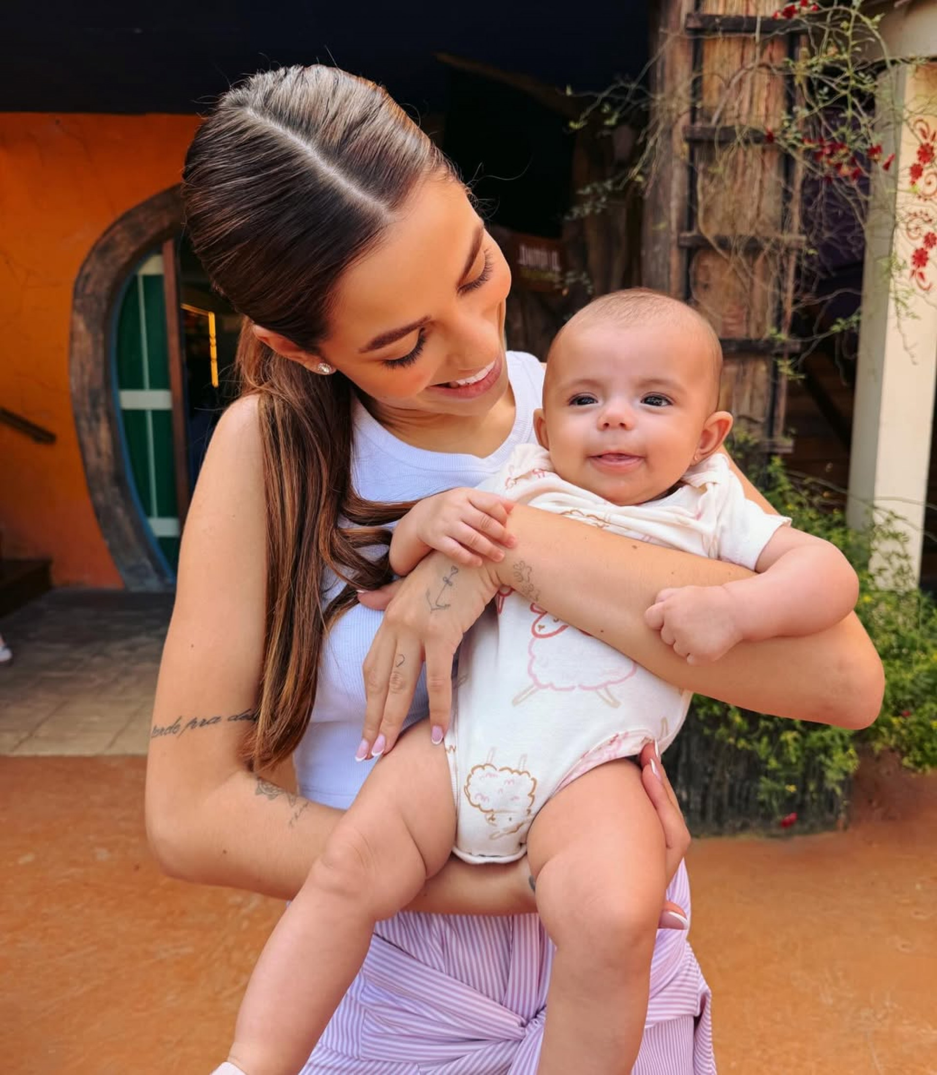 Key Alves e a filha Rosamaria  - Reprodução/Instagram 