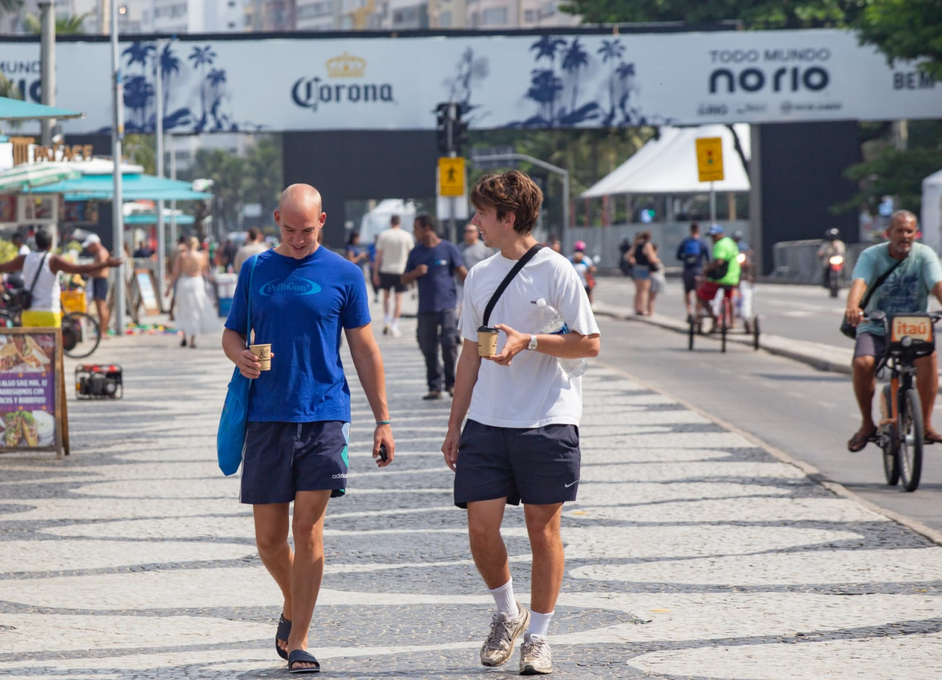 Praia de Copacabana, Zona Sul do Rio de Janeiro  - Érica Martin / Agência O Dia 