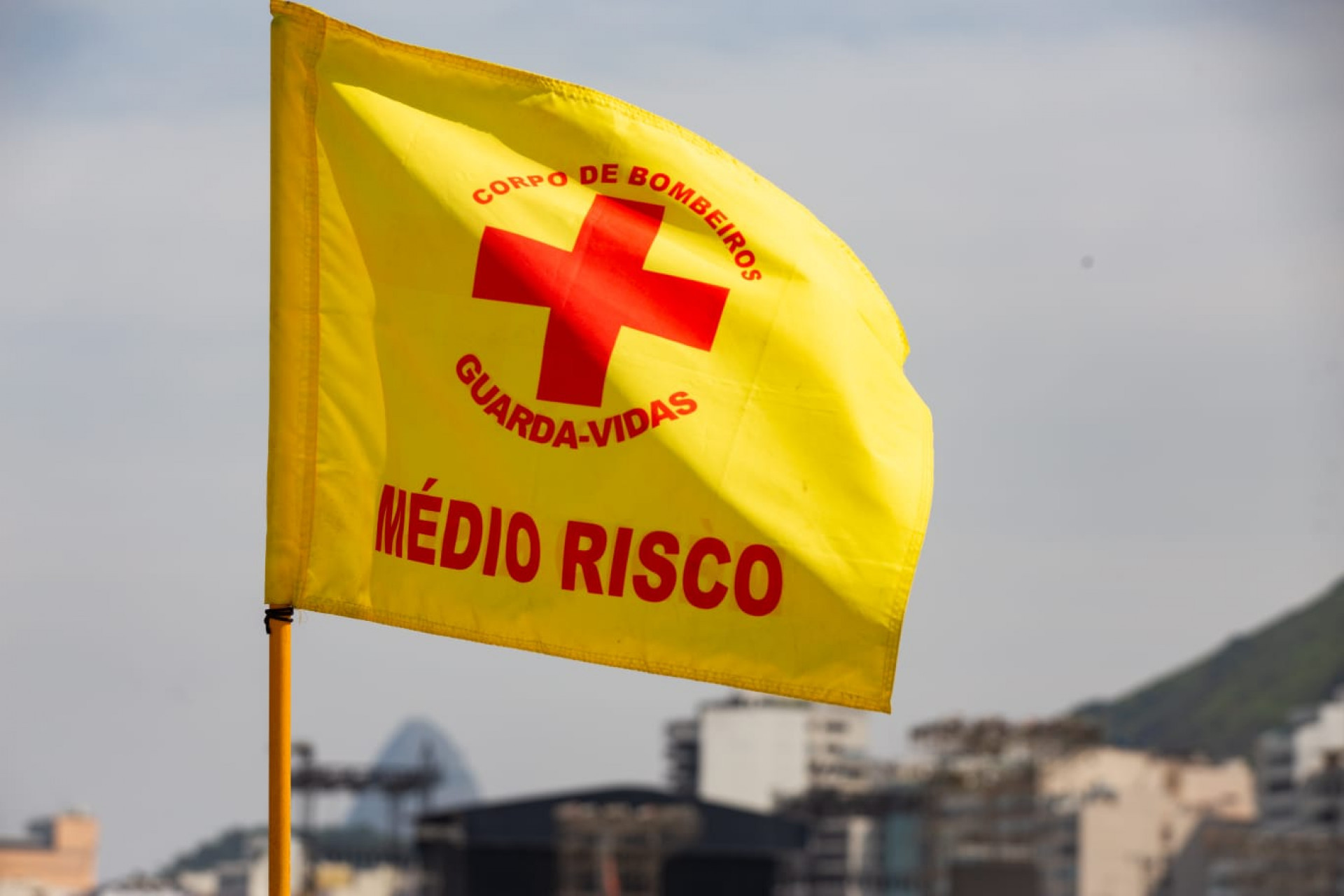 Praia de Copacabana, Zona Sul do Rio de Janeiro  - Érica Martin / Agência O Dia 