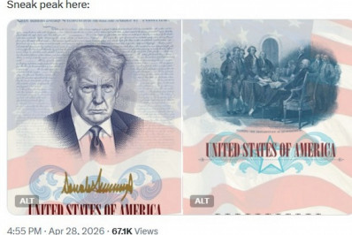 Trump terá a foto impressa em passaportes estadunidenses