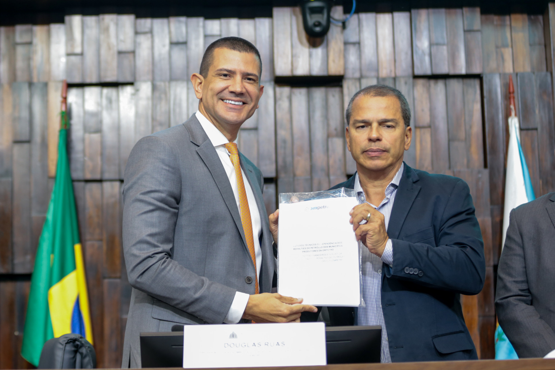 Encontro teve foco na manutenção das regras atuais dos royalties. - Reprodução/ Alex Campos