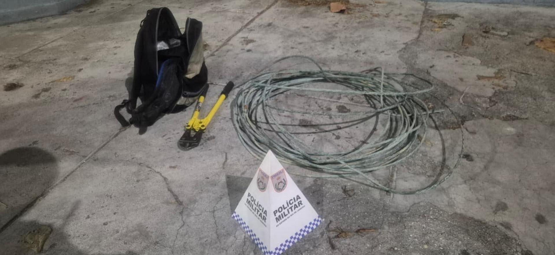 Homem é preso em flagrante após furto de cabos na Cidade Nova