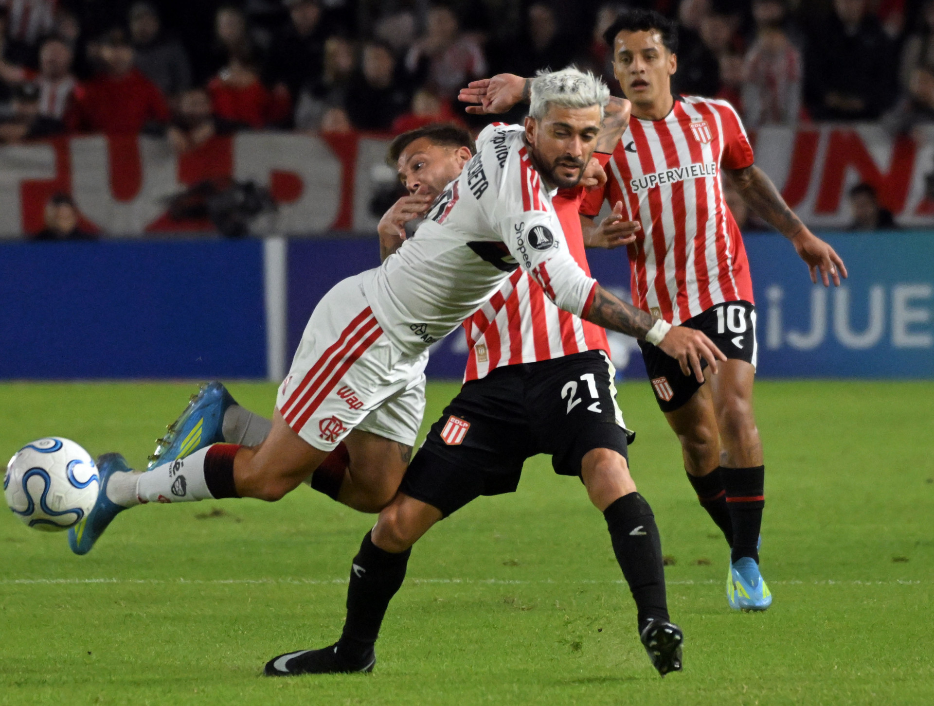 Flamengo enfrentou o Estudiantes na Libertadores - Nacho Amiconi/Parceiro/AgÃªncia O Dia