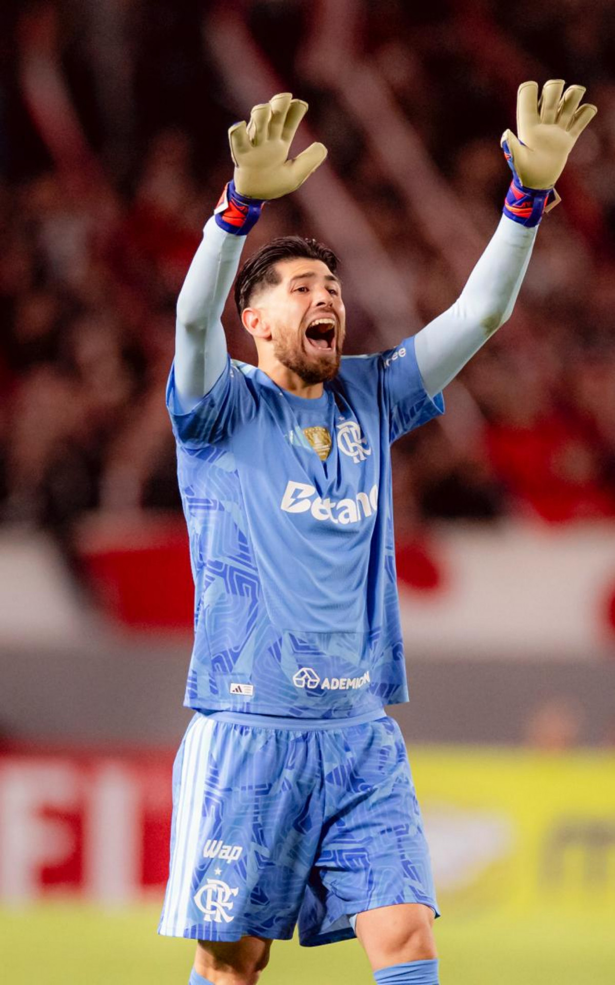 Rossi em a&ccedil;&atilde;o pelo Flamengo na Libertadores - Adriano Fontes/Flamengo