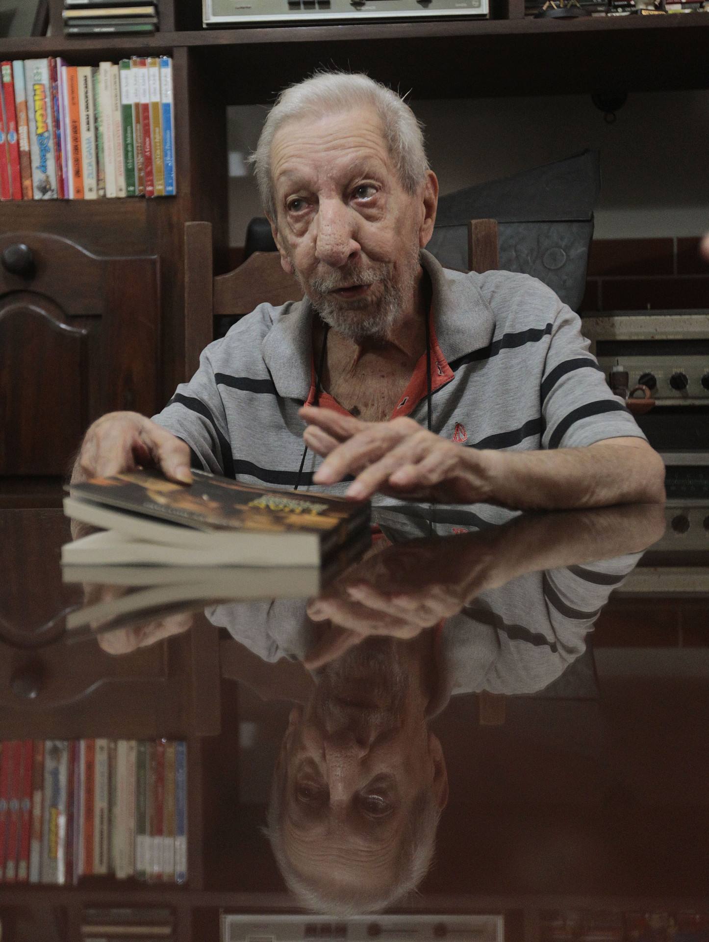O experiente rep&oacute;rter Luarlindo Ernesto - Reginaldo Pimenta / Ag&ecirc;ncia O Dia
