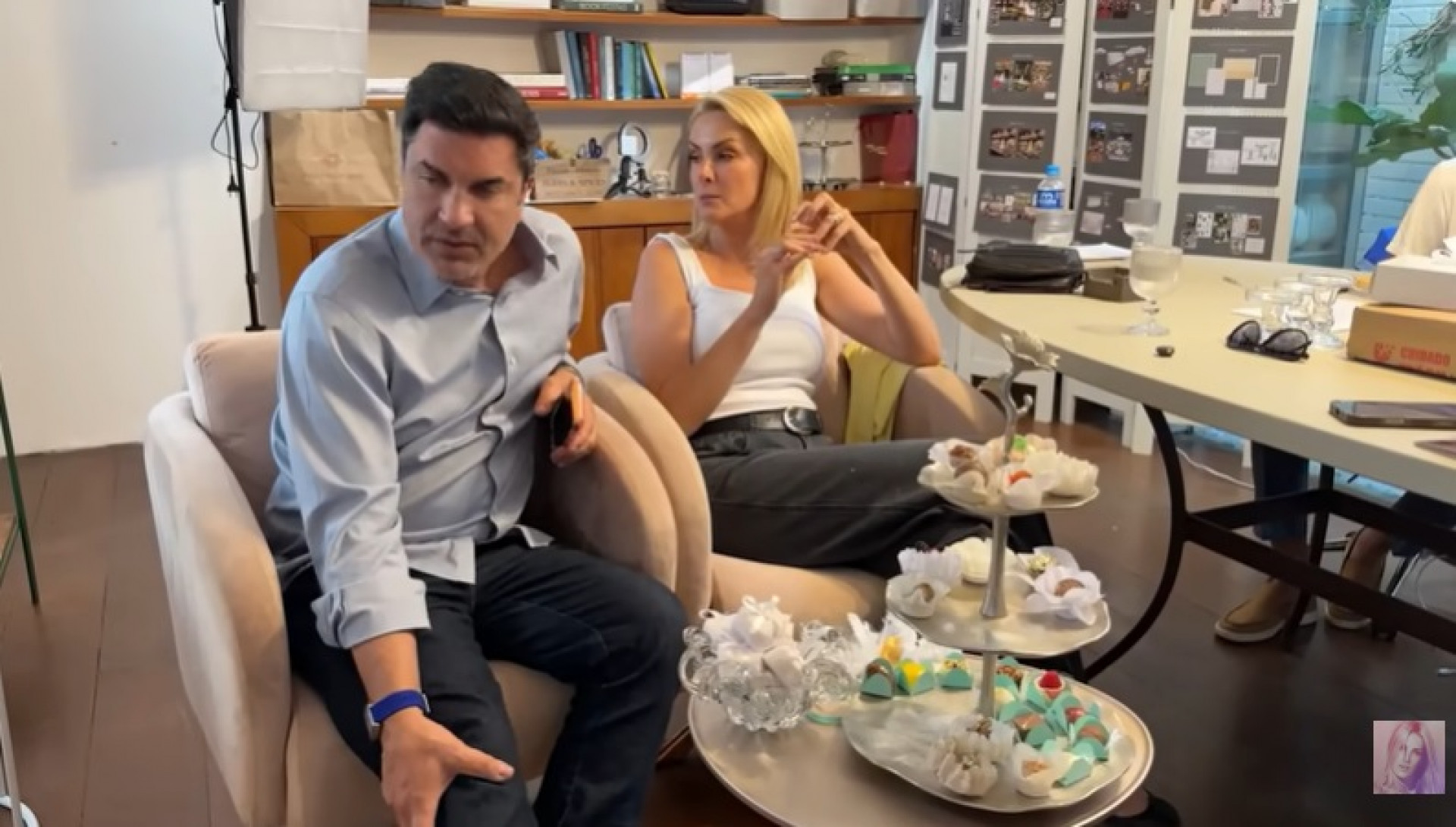 Ana Hickmann e Edu Guedes mostraram detalhes do casamento  - Reprodução/YouTube