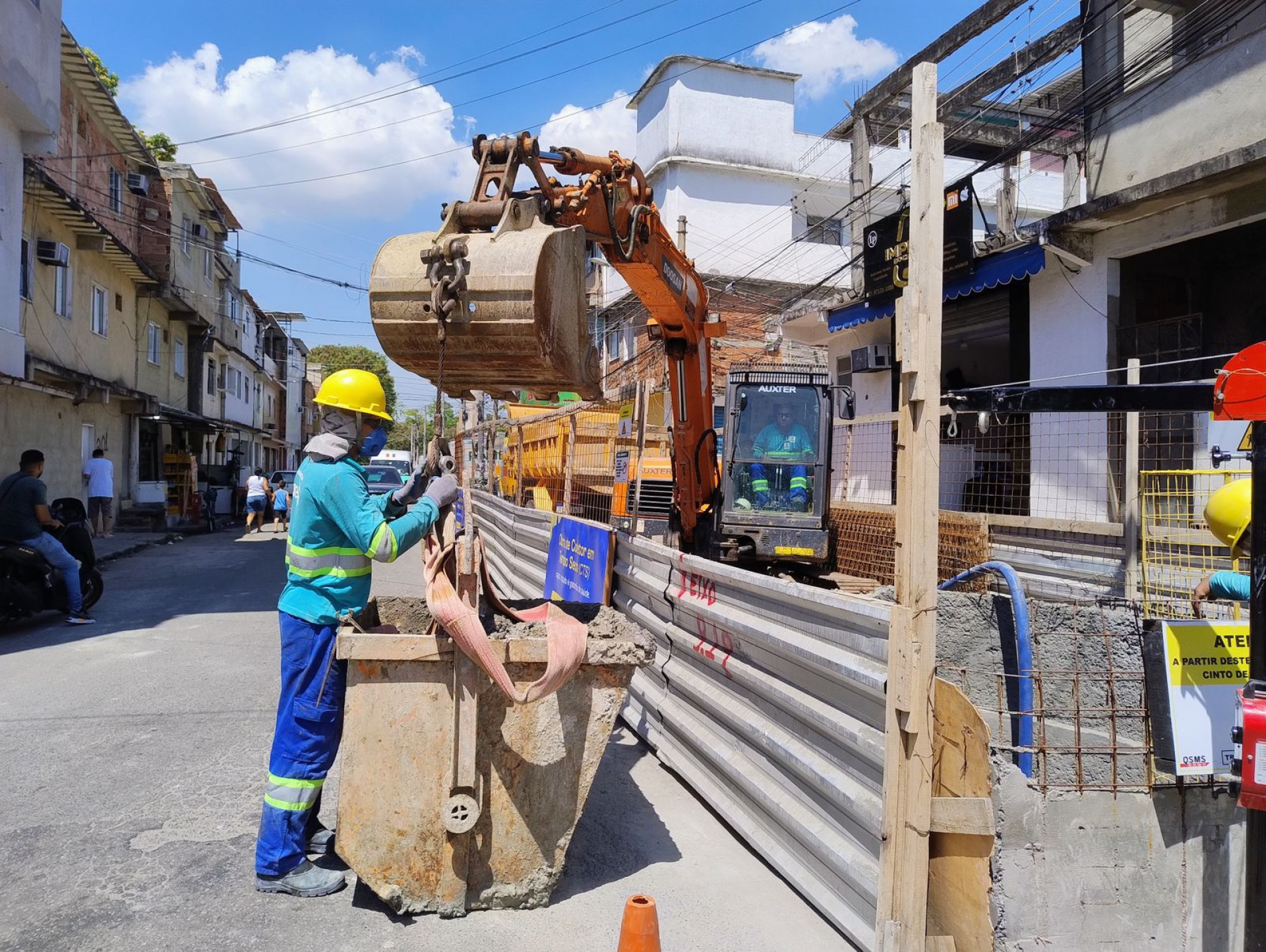 Na Maré, salas de aula acompanham a chegada inédita do saneamento