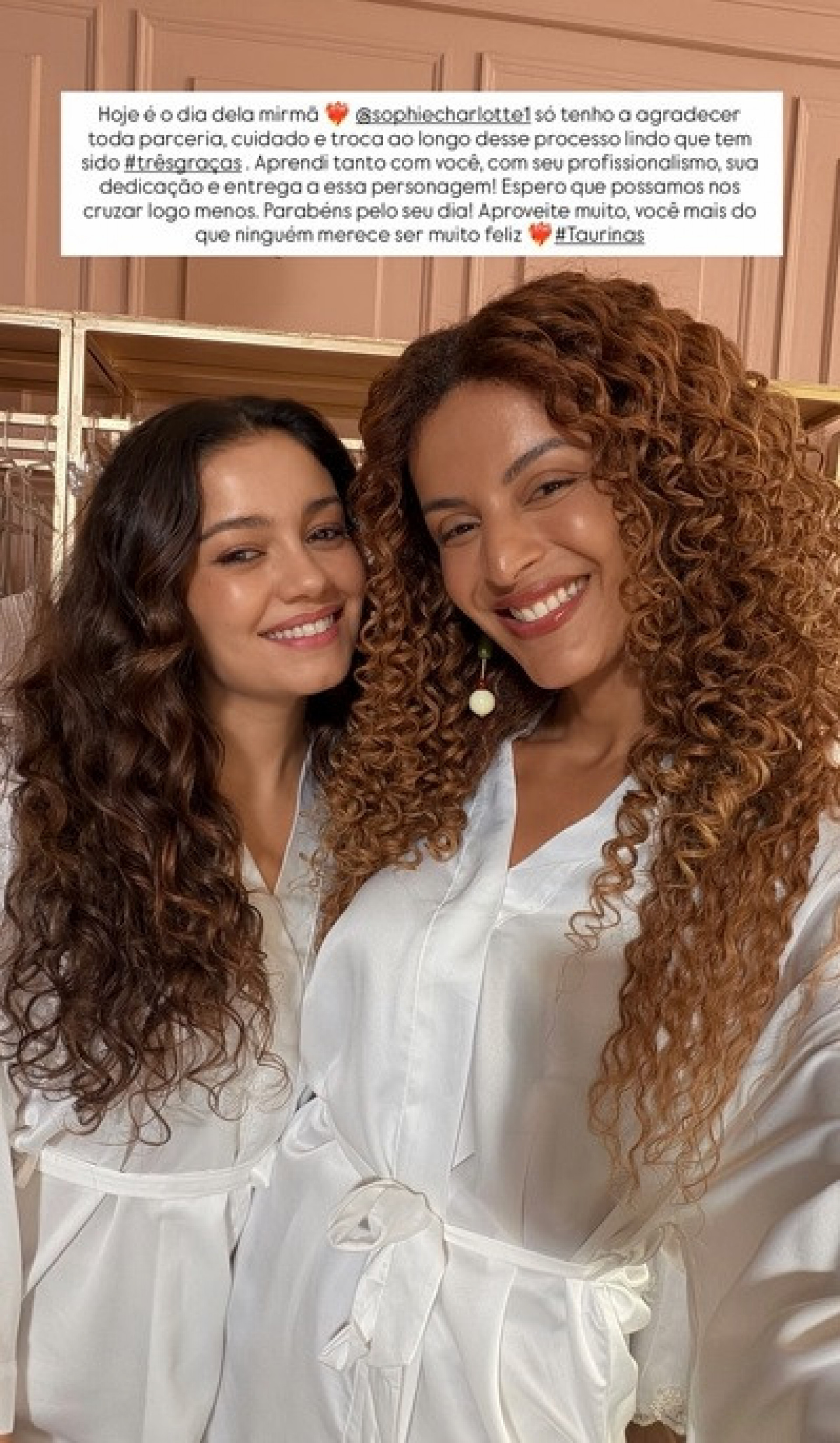 Gabriela Loran fez homenagem de anivers&aacute;rio para Sophie Charlotte  - Reprodu&ccedil;&atilde;o/Instagram 