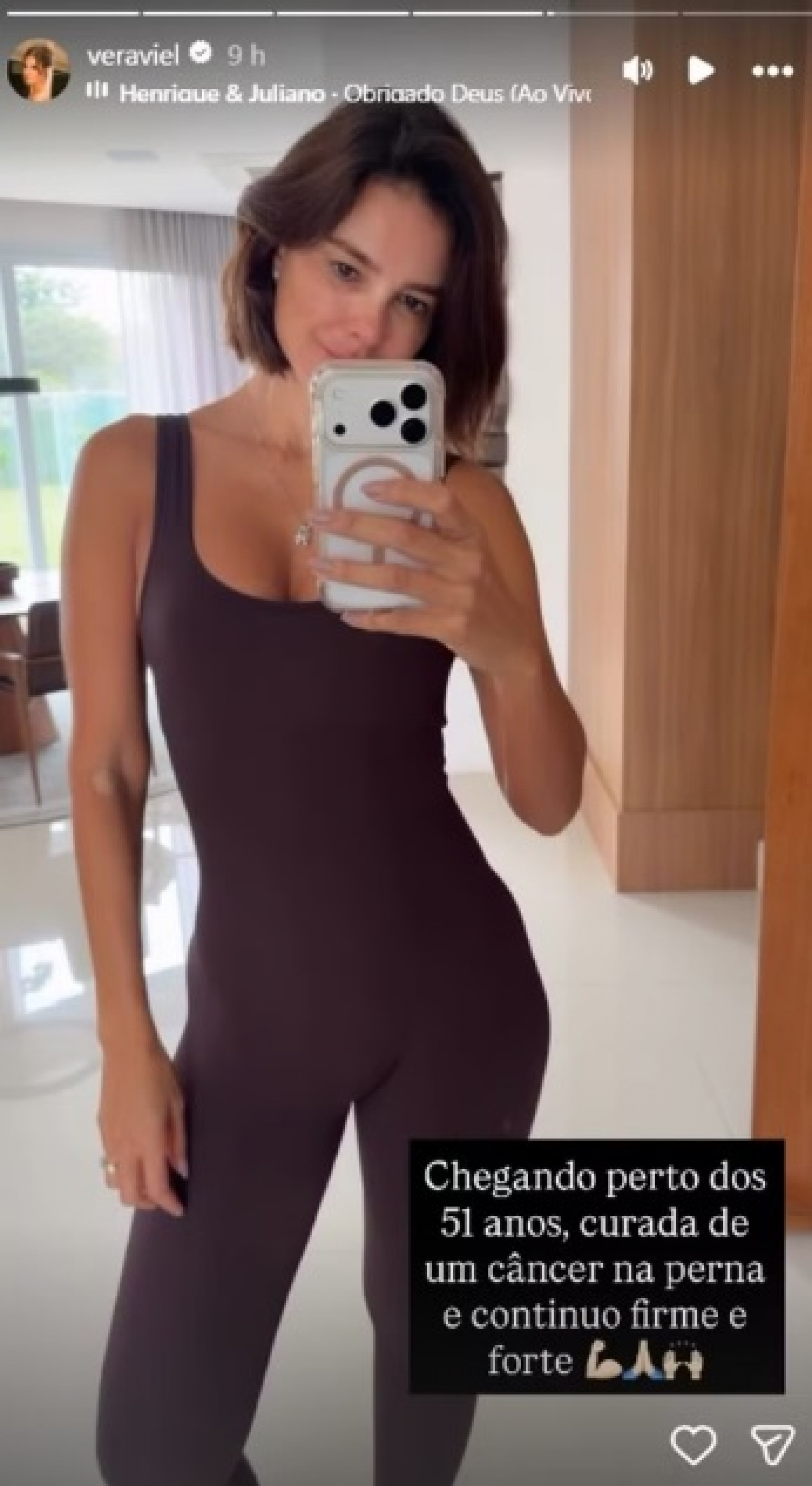 Vera Viel celebra remissão após câncer raro: 'Sigo firme e forte'