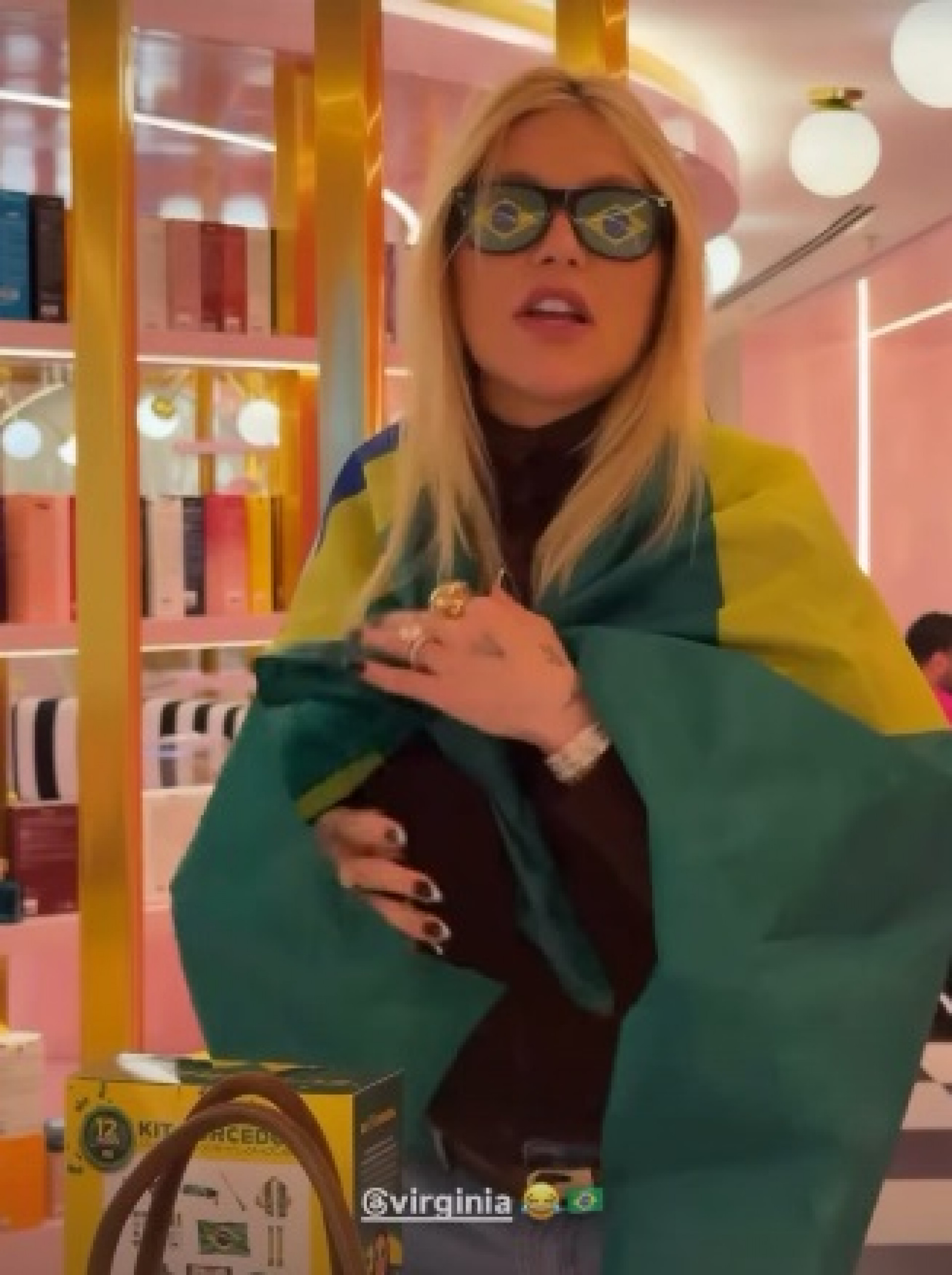 Virginia Fonseca apareceu usando adereços em verde e amarelo - Reprodução/Instagram 