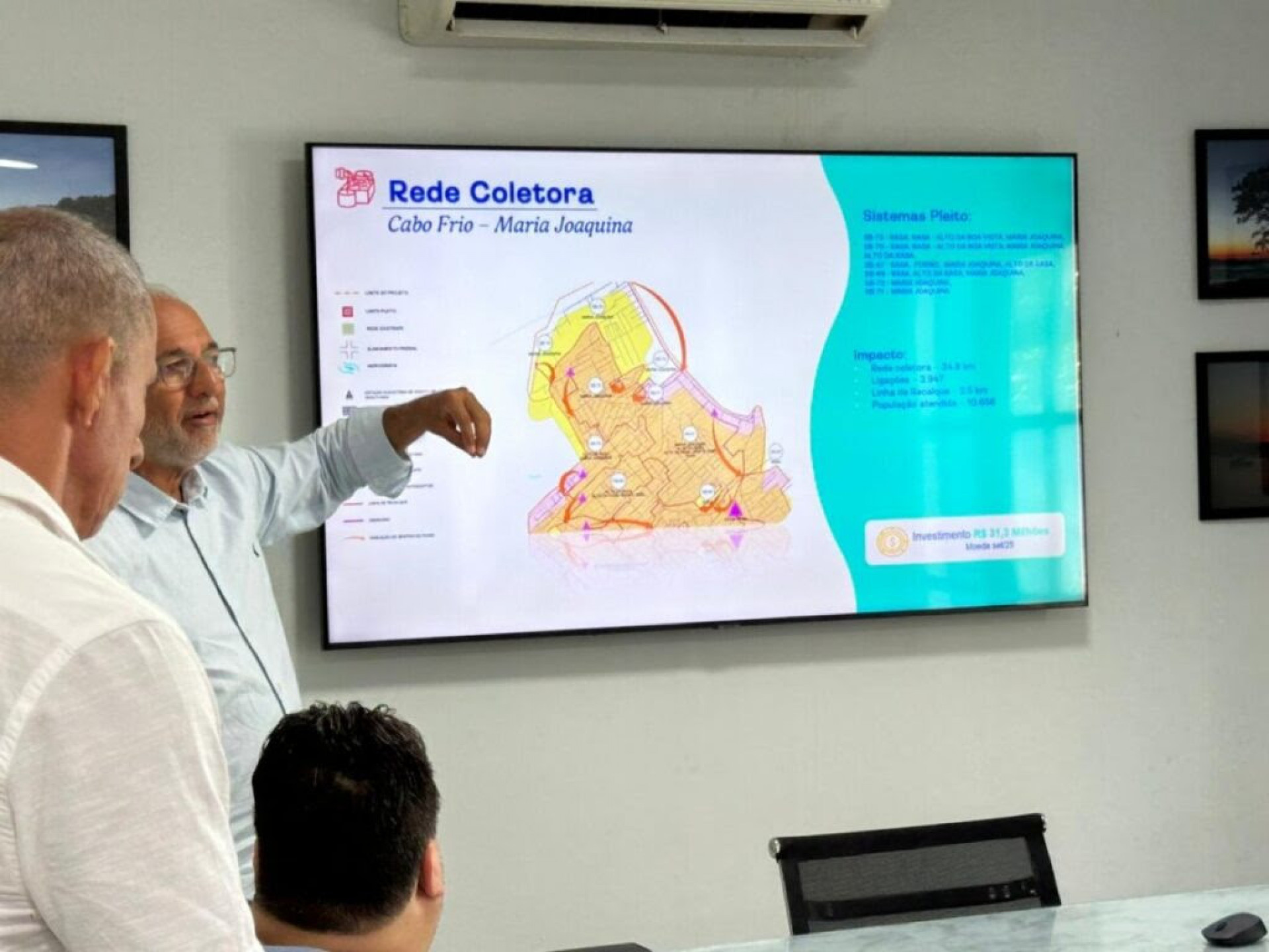 Encontro tratou dos impactos ambientais em Maria Joaquina. - Reprodução/ Ascom