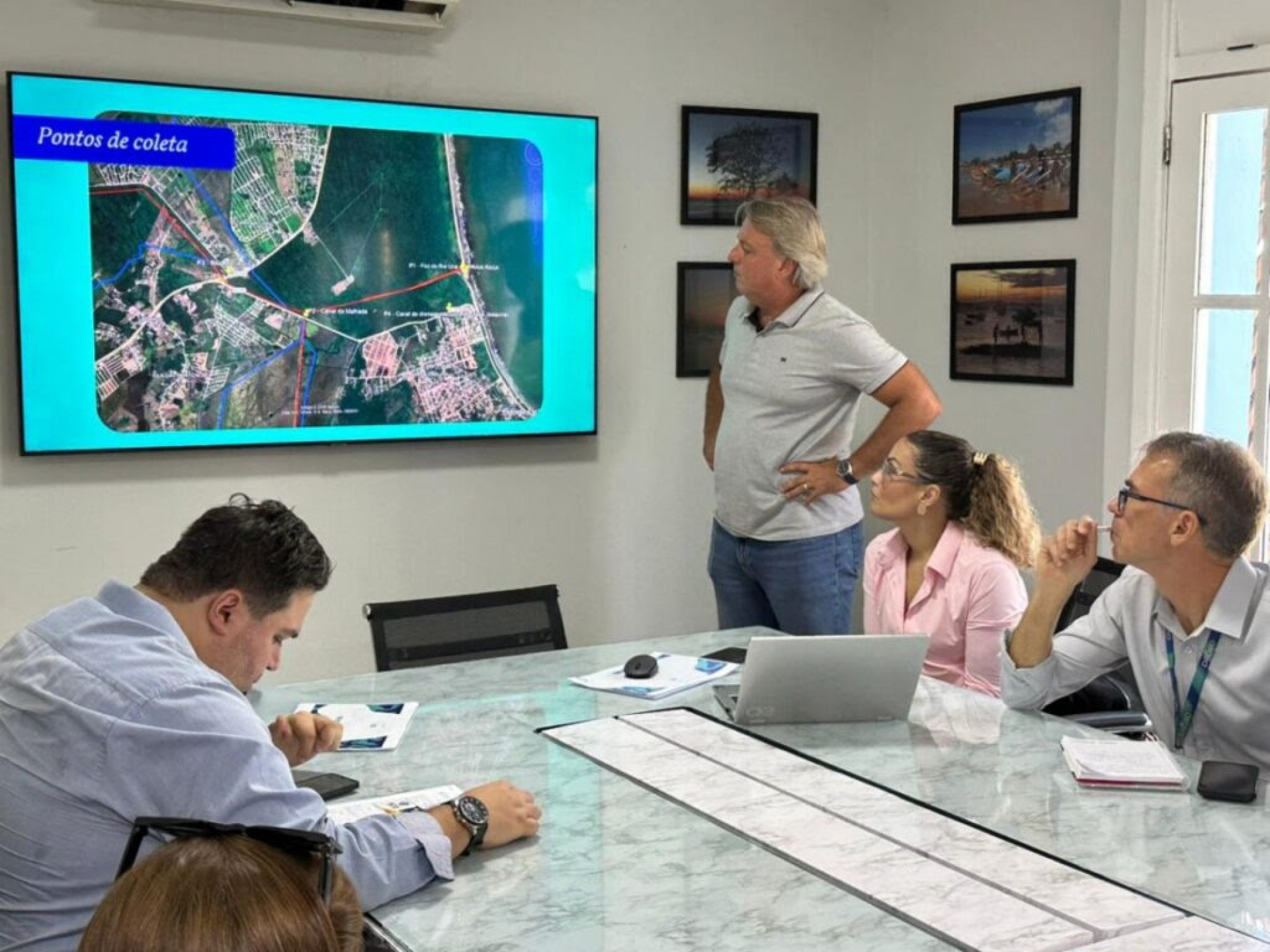 Proposta prevê conter água e esgoto antes da foz do rio. - Reprodução/ Ascom