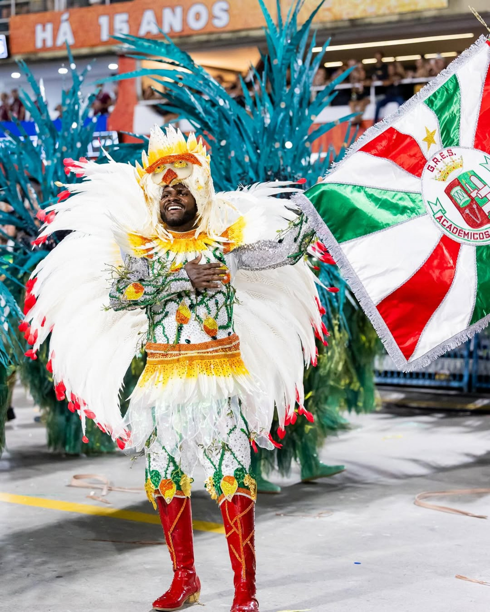 Andrey Ricardo é segundo mestre-sala da Grande Rio - Reprodução / Redes Sociais
