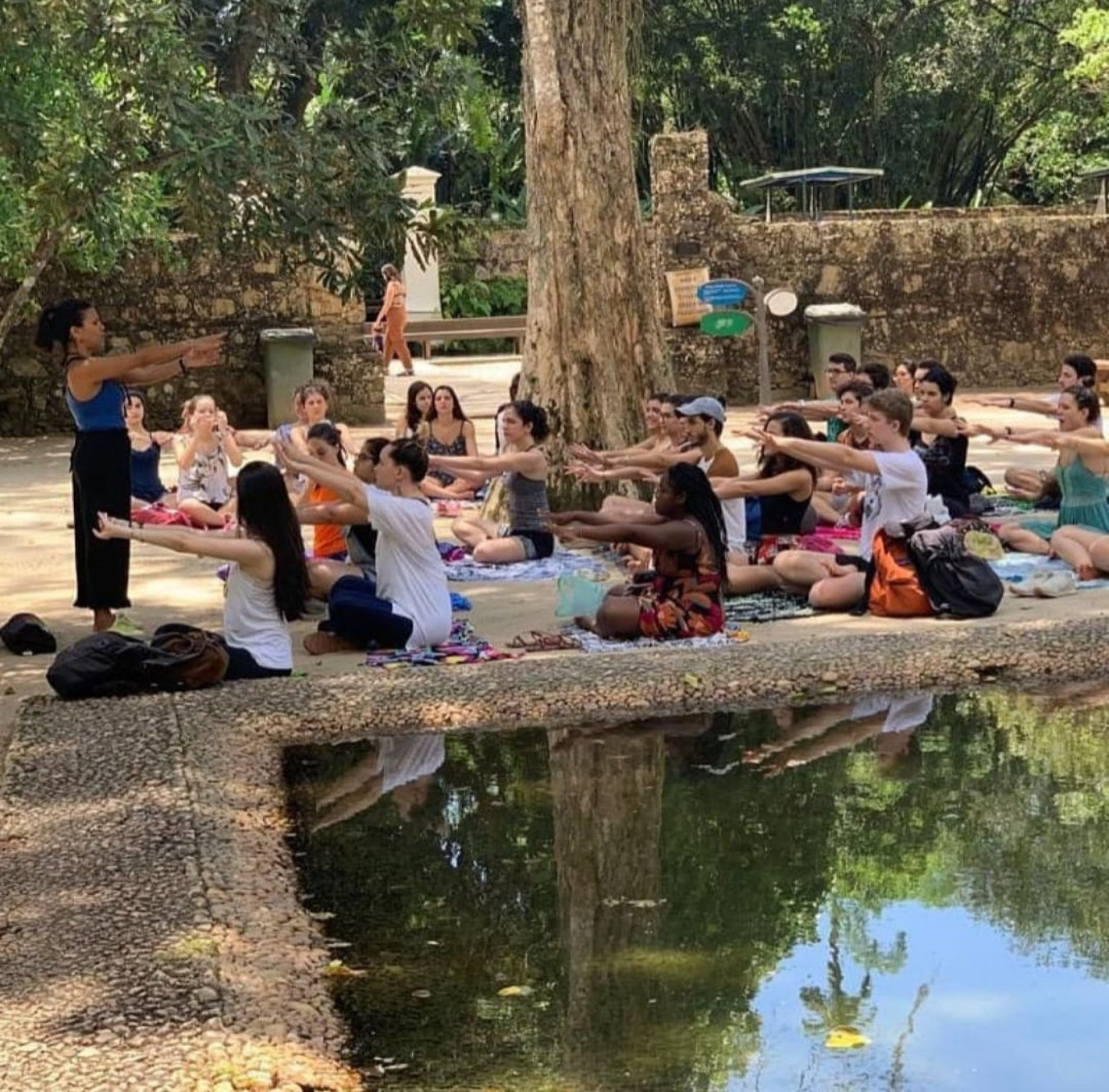 Muita gente procura a natureza para ter momentos de paz - Divulgação