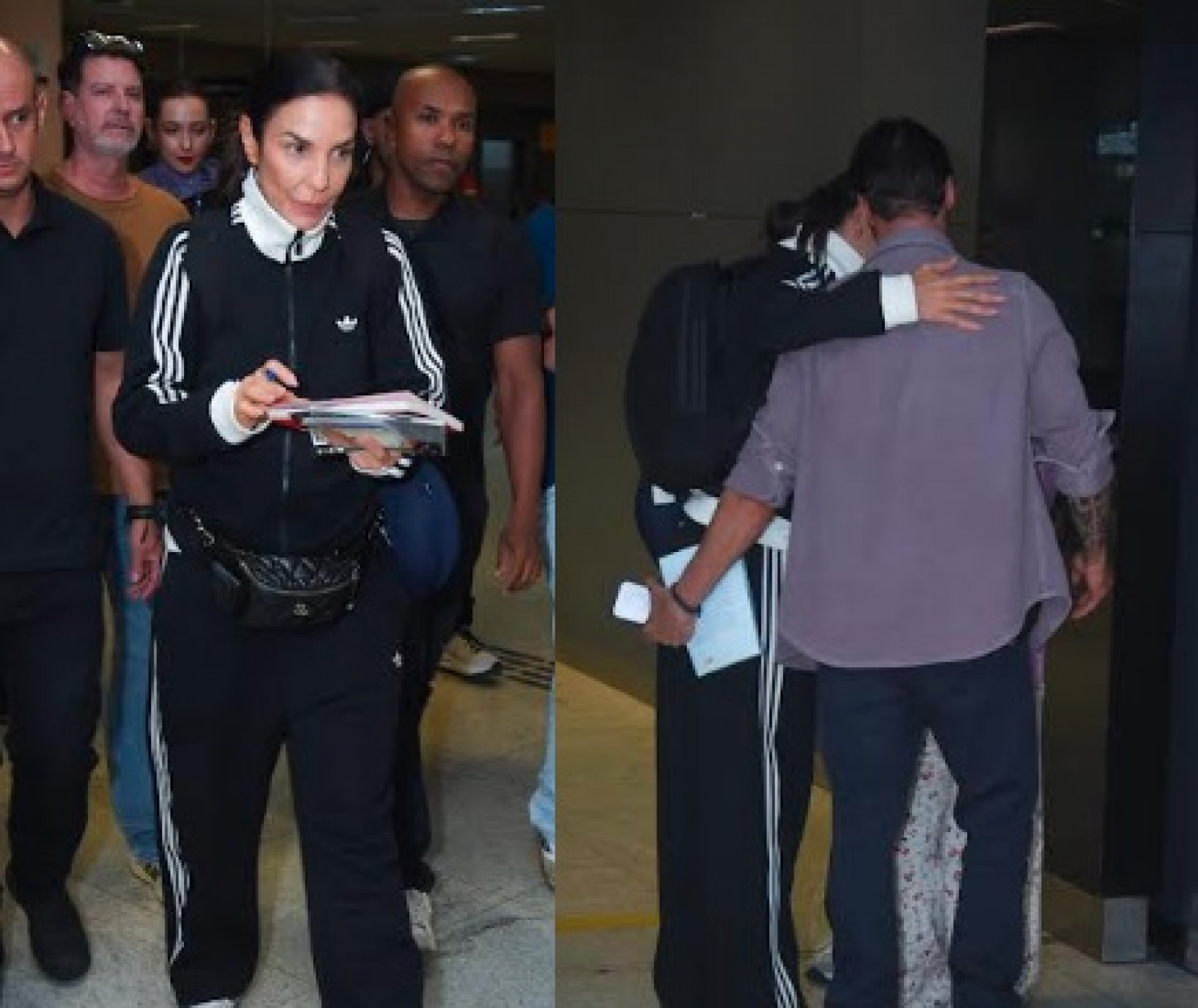  Ivete Sangalo chega ao Brasil e é recebida pelo ex-marido, Daniel Cady
 - Andy Santana/ Brazil News