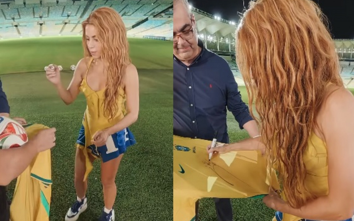  Shakira visita o Maracanã
