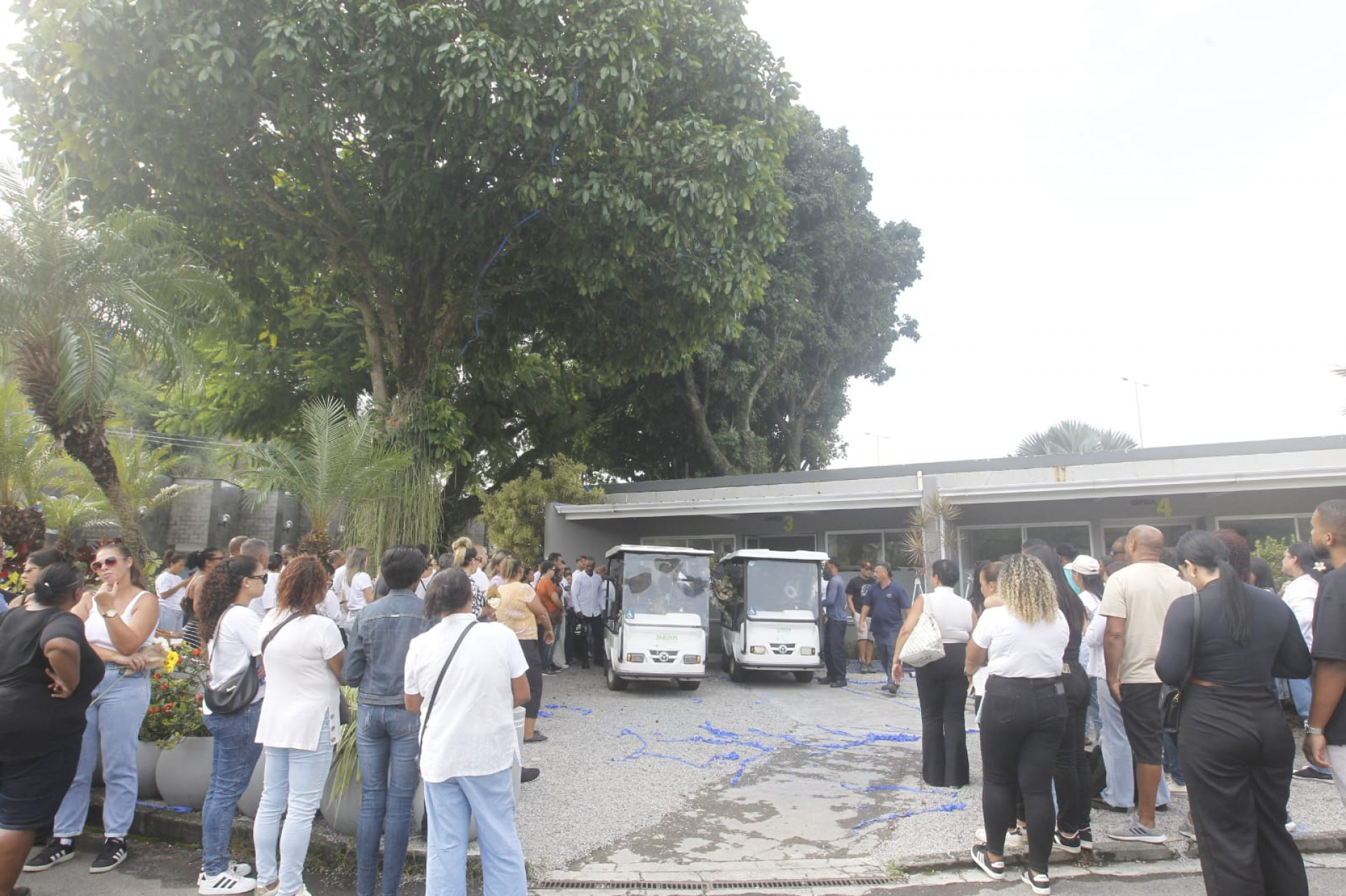 Sepultamento do casal Ariane e Ygor ocorreu no Cemitério Jardim da Saudade de Sulacap - Reginaldo Pimenta / Agência O Dia