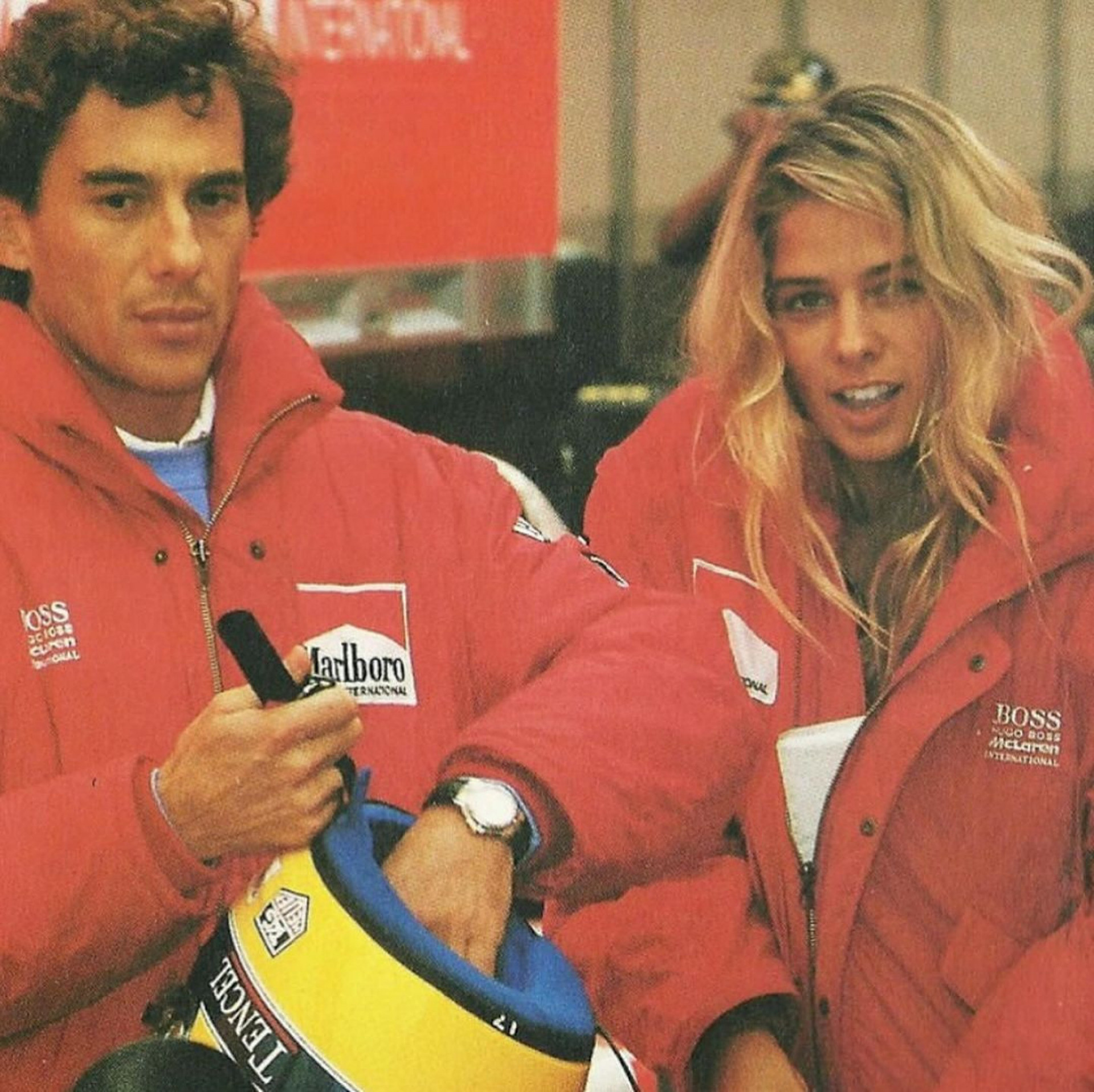 Ayrton Senna e Adriane Galisteu namoraram nos anos 1990 - Reprodução/Instagram 