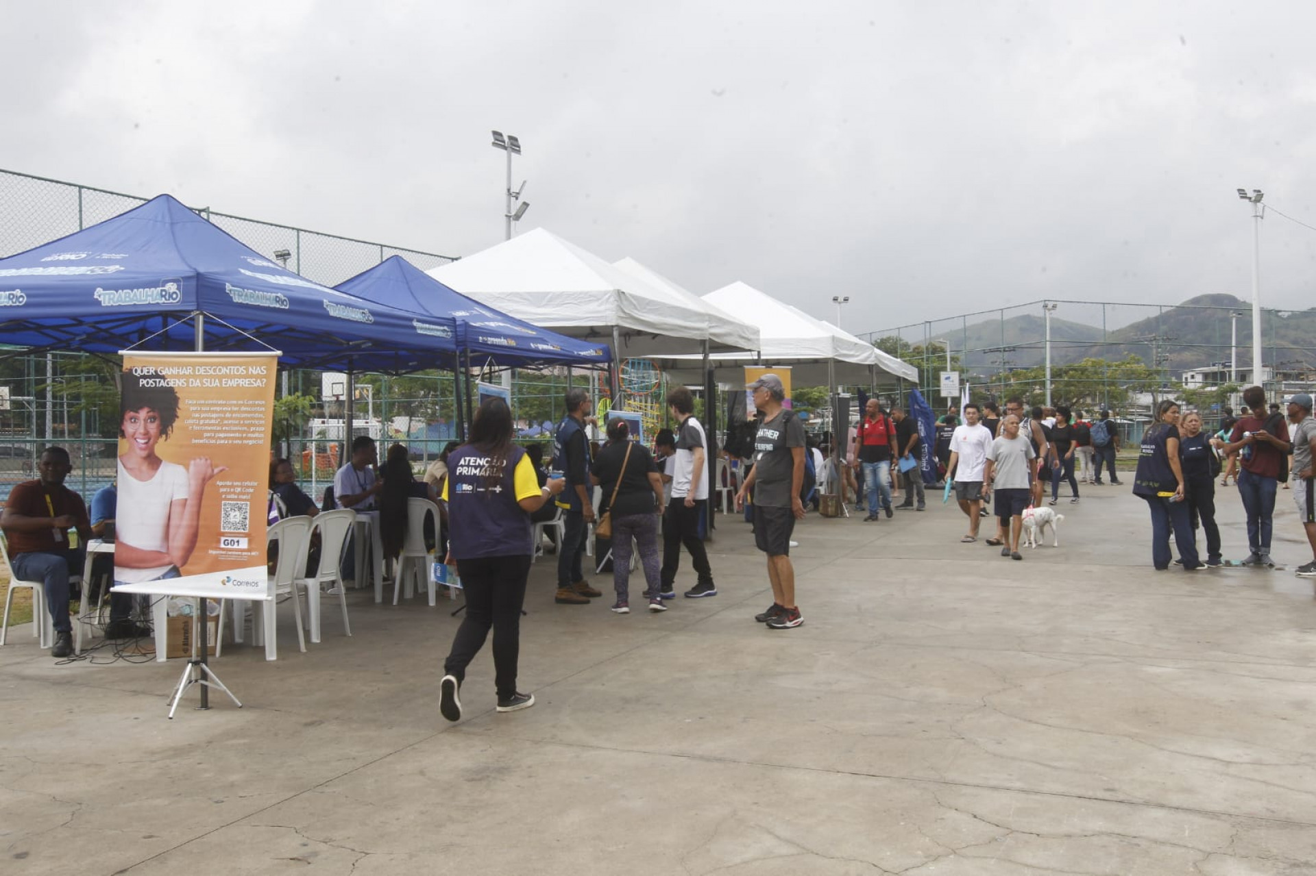 Ação aconteceu no Parque Susana Naspolini, em Realengo - Reginaldo Pimenta / Agência O Dia