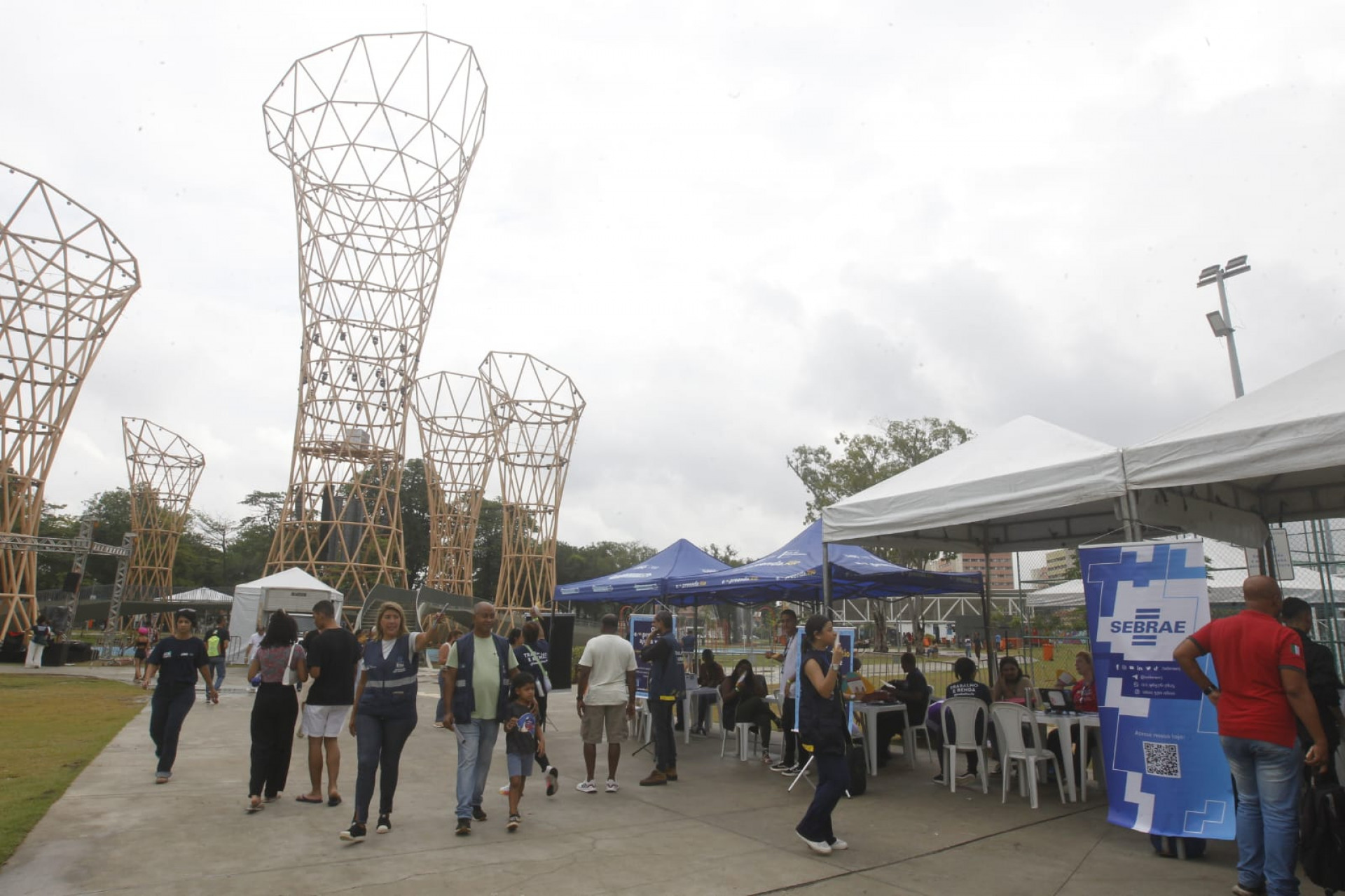 Ação aconteceu no Parque Susana Naspolini, em Realengo - Reginaldo Pimenta / Agência O Dia
