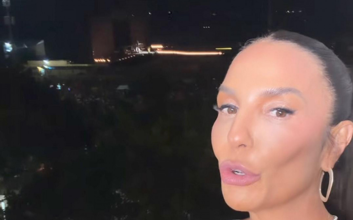 Vídeo: Ivete Sangalo registra movimentação de público antes de show de Shakira em Copacabana