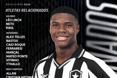 Sem Barboza, Botafogo divulga relacionados para enfrentar o Remo