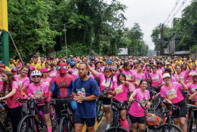 Passeio ciclístico reúne mais de 17 mil pessoas em Duque de Caxias