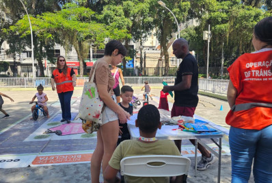Prefeitura leva campanha Maio Amarelo para o Campo de São Bento