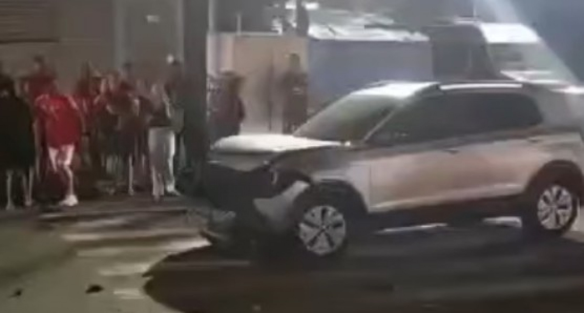 Acidente aconteceu na Rua Felipe Cardoso, em Santa Cruz - Reprodução / Redes Sociais