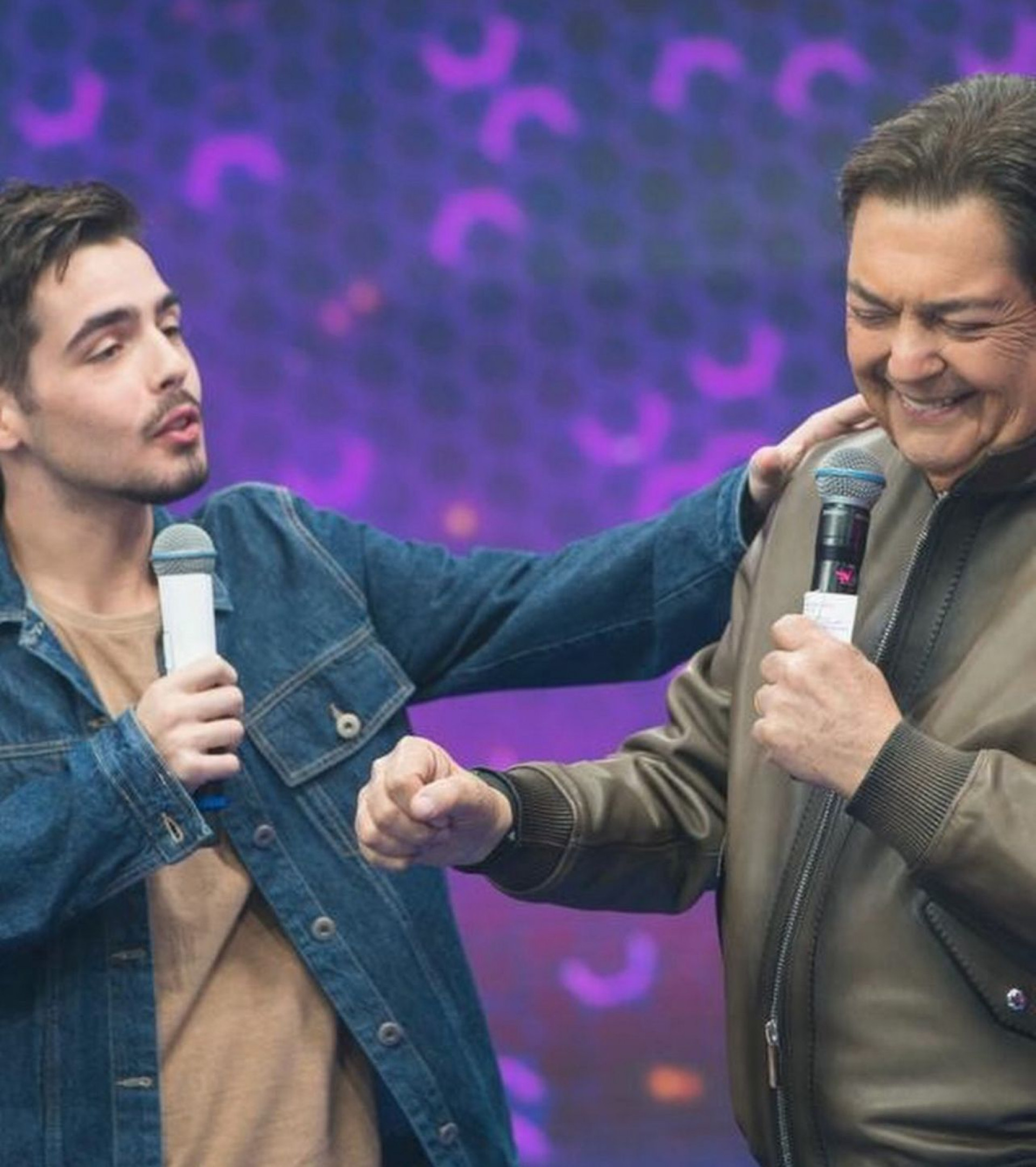 Faustão e filho, João Silva - Reprodução / Instagram