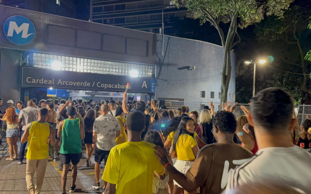 A operação do show da Shakira, em 2026, teve um impacto no retorno 12% maior que o registrado no show da Madonna, em 2024 - Divulgação/MetrôRio