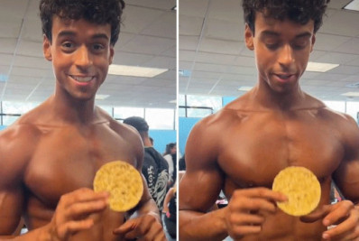 Filho de Carla Perez e Xanddy compete em torneio de fisiculturismo nos EUA