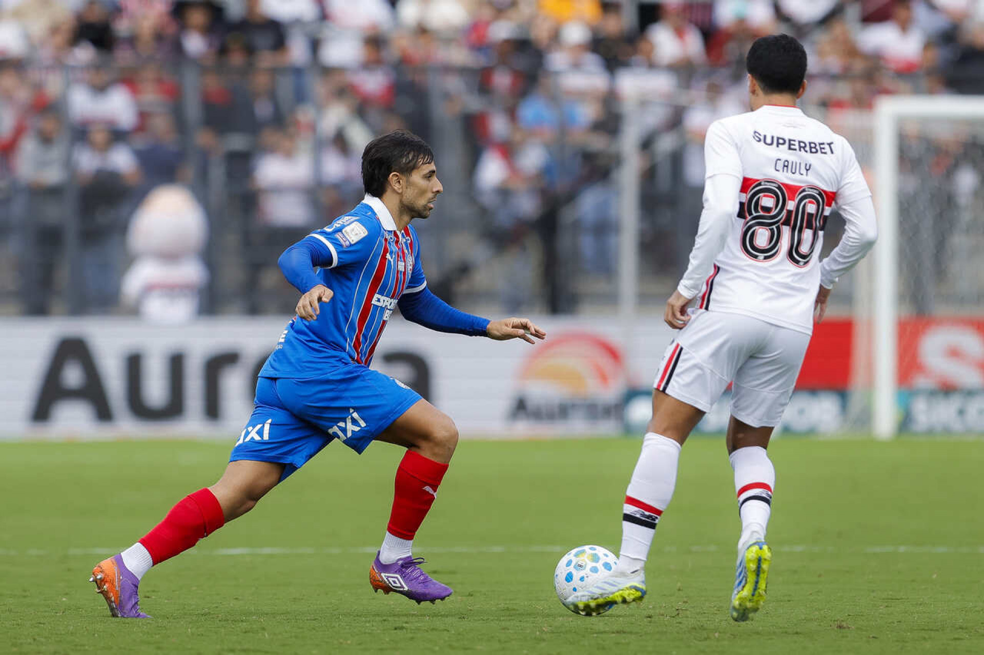 S&atilde;o Paulo &eacute; castigado no fim e cede empate ao Bahia em Bragan&ccedil;a Paulista