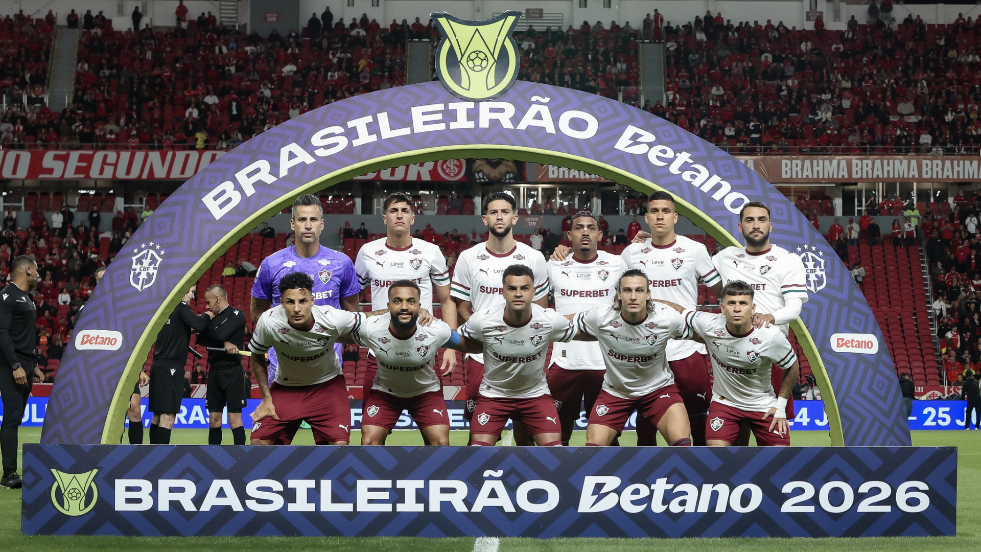 Fluminense enfrentou o Internacional, neste domingo (3), no Beira-Rio, pela 14ª rodada do Brasileirão - Marcelo Gonçalves/Fluminense FC