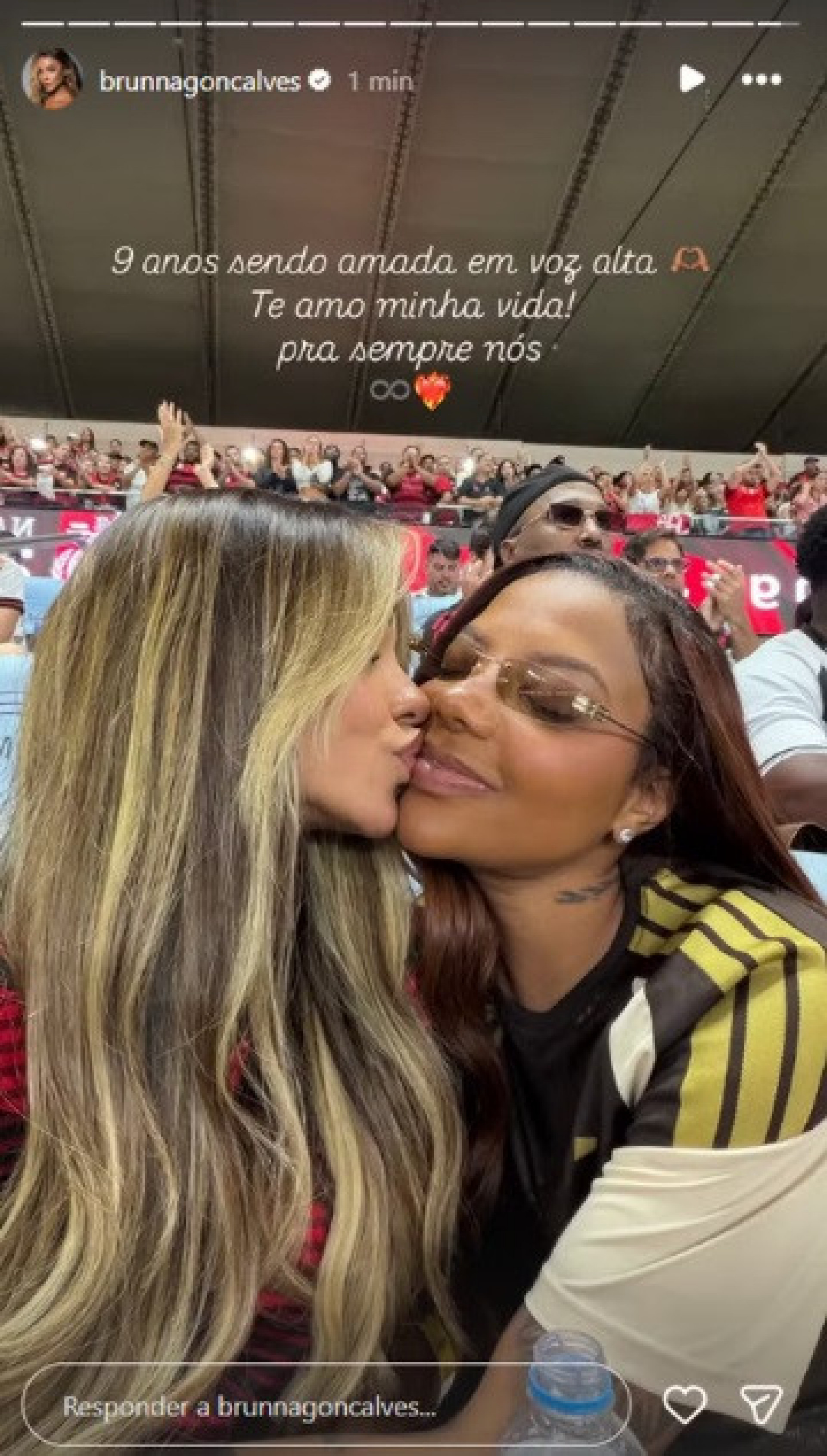 Brunna Gonçalves comemora 9 anos com Ludmilla e faz declaração nas redes - Reprodução Instagram